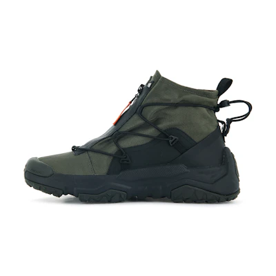 Palladium Off-Grip Hi Zip 'Military Green'