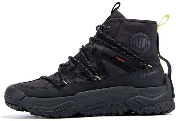 Palladium Off Grid Cross WP+ 'Black High-Top Waterproof Platform Canvas' 77987-001-M Buy Palladium Off Grid Cross WP+ 'Black High-Top Waterproof Platform Canvas' 77987-001-M