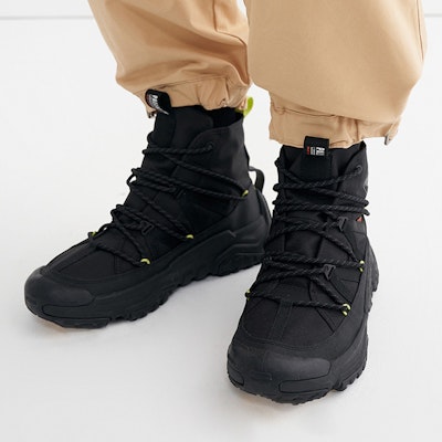 Palladium Off Grid Cross WP+ 'Black High-Top Waterproof Platform Canvas' 77987-001-M Details for Palladium Off Grid Cross WP+ 'Black High-Top Waterproof Platform Canvas' 77987-001-M