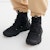 Palladium Off Grid Cross WP+ 'Black High-Top Waterproof Platform Canvas' 77987-001-M