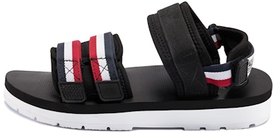 Palladium Outdoorsy 'Magic Tape Black Outdoor Open-Toe Flat Sports Sandals' 75652-959-M Palladium Outdoorsy 'Magic Tape Black Outdoor Open-Toe Flat Sports Sandals' 75652-959-M