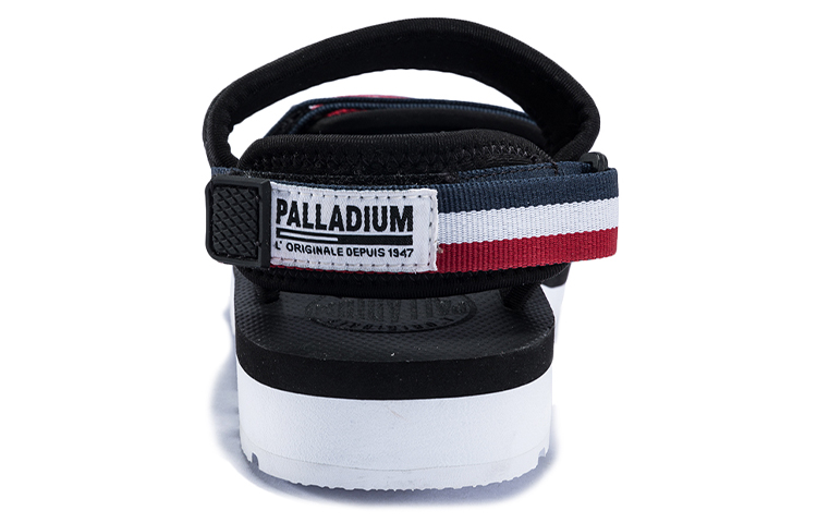 Purchase Palladium Outdoorsy 'Magic Tape Black Outdoor Open-Toe Flat Sports Sandals' 75652-959-M