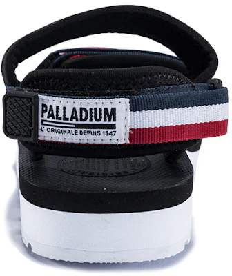Palladium Outdoorsy 'Magic Tape Black Outdoor Open-Toe Flat Sports Sandals' 75652-959-M Purchase Palladium Outdoorsy 'Magic Tape Black Outdoor Open-Toe Flat Sports Sandals' 75652-959-M