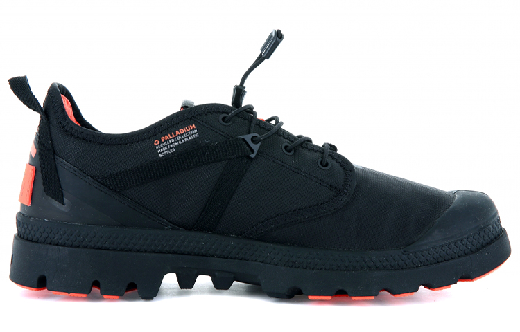 Order Palladium Ox Travel Lite+ WP+ 'Kanvas Hitam Rendah' 77338-001-M