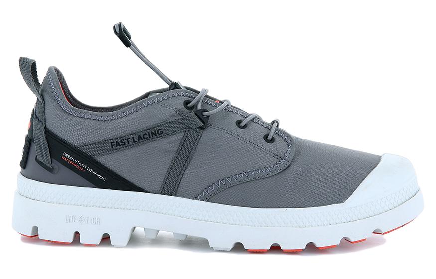 Order Palladium Ox Travel Lite WP+ ''Boot Kalispadan Lutut Grei Tahan Air Outdoor'' 77338-071-M