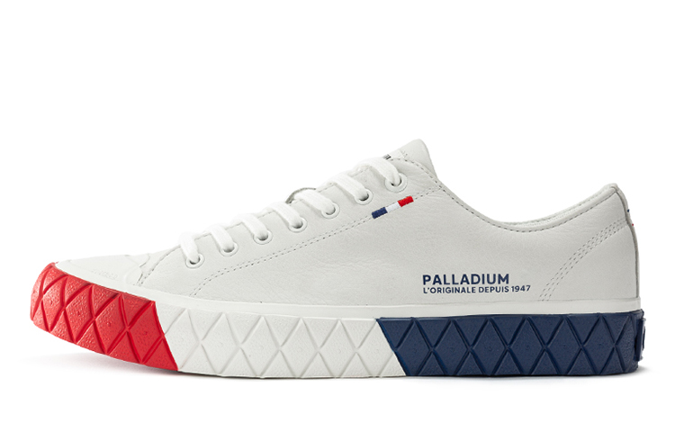 Palladium Palla Ace Flag 'Street Dance Low-Top Canvas White Blue Red' 77449-116-M