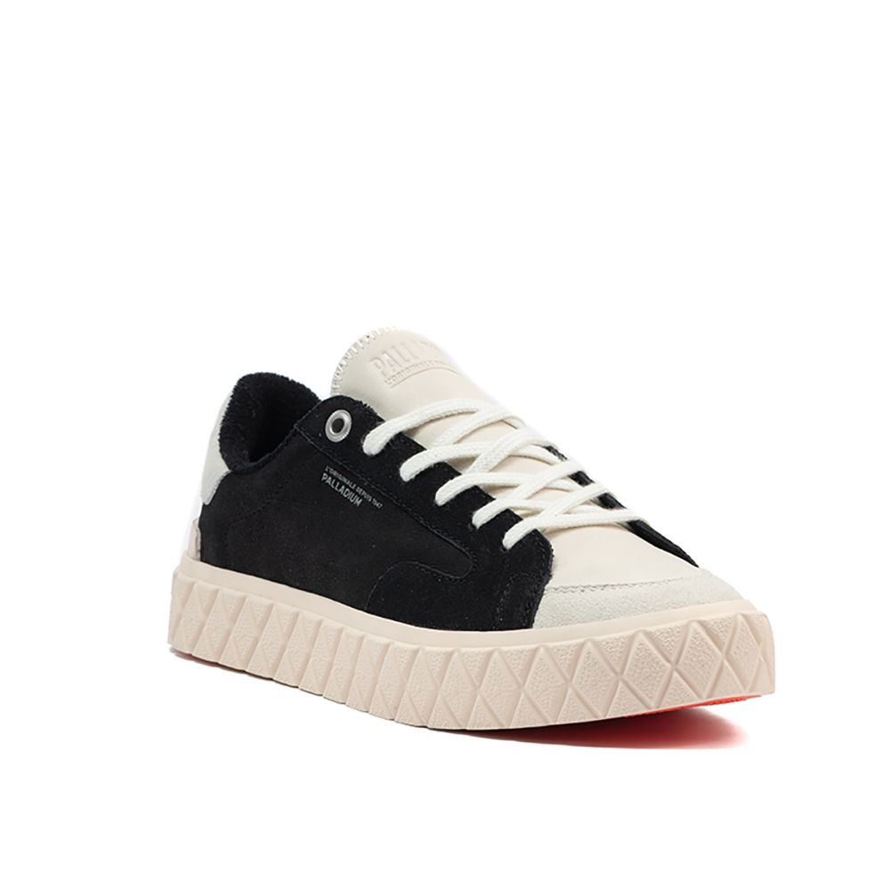 Order Palladium Palla Ace Lo Mix 黑色/奶油休閒鞋 74323016