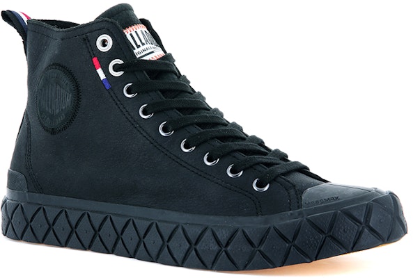 Palladium Palla Ace Mid Leather 'Black Canvas High-Top' 77174-010-M Lookbook Palladium Palla Ace Mid Leather 'Black Canvas High-Top' 77174-010-M