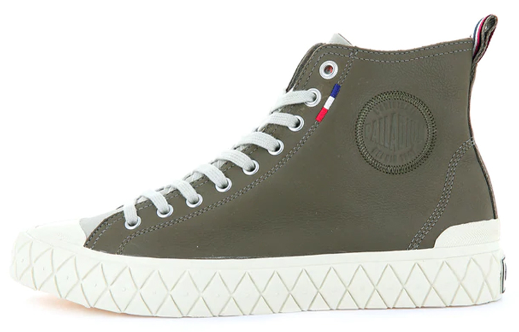 Palladium Palla Ace Mid Leather 'Dark Green Canvas' 77174-308-M