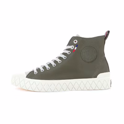 Palladium Palla Ace Mid Leather 'Dark Green Canvas'