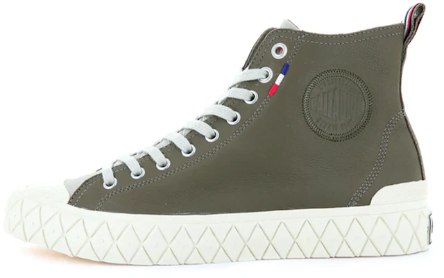 Palladium Palla Ace Mid Pelle ''Tela Verde Scuro'' 77174-308-M Buy Palladium Palla Ace Mid Pelle ''Tela Verde Scuro'' 77174-308-M