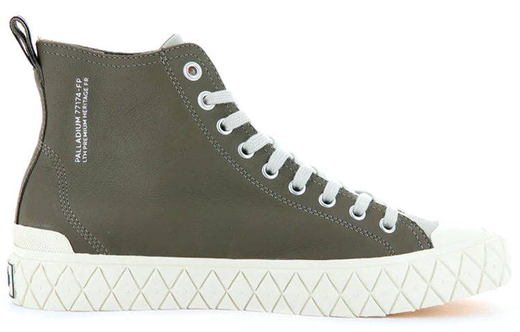 Order Palladium Palla Ace Mid Pelle ''Tela Verde Scuro'' 77174-308-M