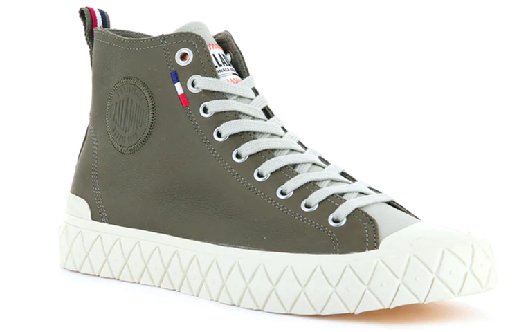 Lookbook Palladium Palla Ace Mid Pelle ''Tela Verde Scuro'' 77174-308-M