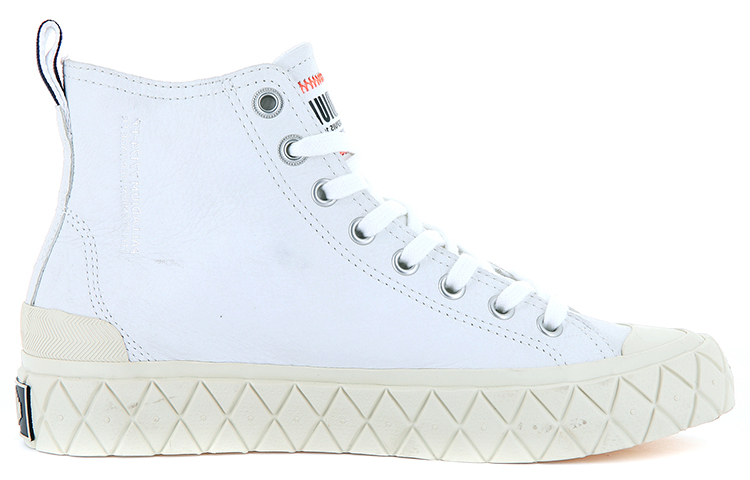 Order Palladium Palla Ace Mid Leder ''Weiß'' 77174-100-M