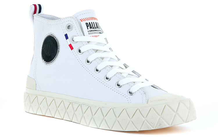 Lookbook Palladium Palla Ace Mid Leder ''Weiß'' 77174-100-M