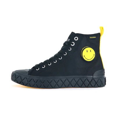 Palladium Palla Ace Smiley Mid 'Black Smiley'