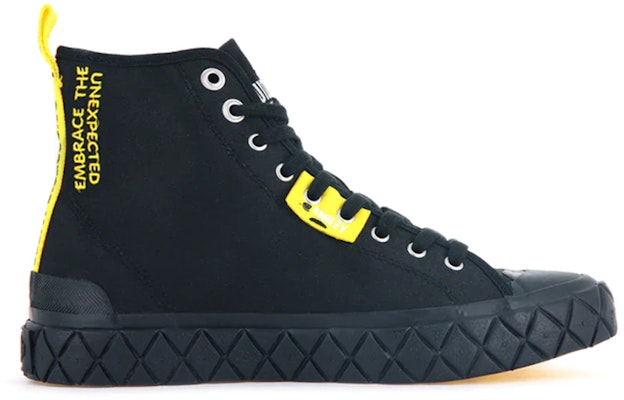 Palladium Palla Ace Smiley Mid 'Black Smiley' 77177-008-M Order Palladium Palla Ace Smiley Mid 'Black Smiley' 77177-008-M