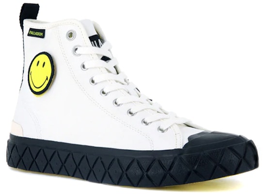 Palladium Palla Ace Smiley Mid 'White Smiley' 77177-116-M Lookbook Palladium Palla Ace Smiley Mid 'White Smiley' 77177-116-M
