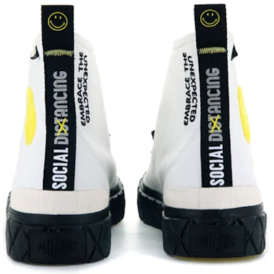 Palladium Palla Ace Smiley Mid 'White Smiley' 77177-116-M Purchase Palladium Palla Ace Smiley Mid 'White Smiley' 77177-116-M