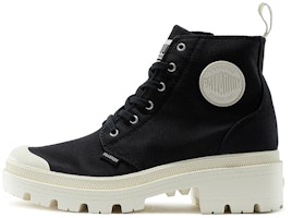 Palladium Pallabase Twill 'High-Top Thick Sole Black Canvas' 96907-030-M Palladium Pallabase Twill 'High-Top Thick Sole Black Canvas' 96907-030-M