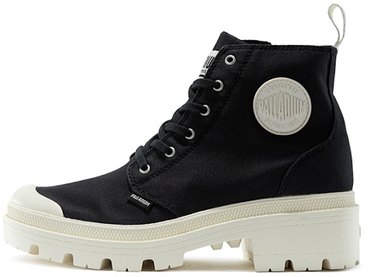 Palladium Pallabase Twill 'High-Top Thick Sole Black Canvas' 96907-030-M Buy Palladium Pallabase Twill 'High-Top Thick Sole Black Canvas' 96907-030-M
