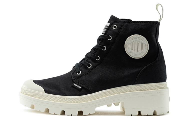 Buy Palladium Pallabase Twill 'Tinggi Tapak Tebal Kanvas Hitam' 96907-030-M