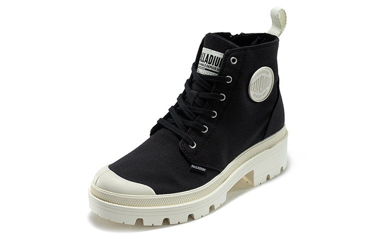 Order Palladium Pallabase Twill 'Tinggi Tapak Tebal Kanvas Hitam' 96907-030-M