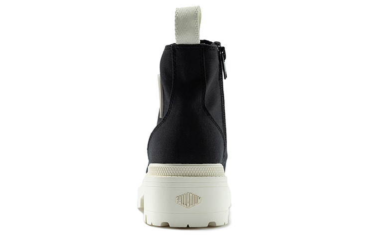 Lookbook Palladium Pallabase Twill 'Tinggi Tapak Tebal Kanvas Hitam' 96907-030-M