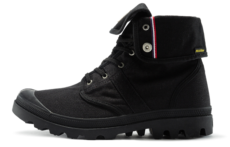 Palladium Pallabrouse 'Black Canvas High-Top' 77019-008-M