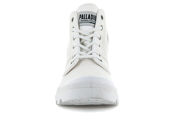 Shop Palladium Pallabrousse High 'Kanvas Putih' 00069-116-M