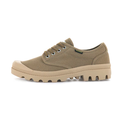 Palladium Pallabrousse Oxford 'Brown Canvas'
