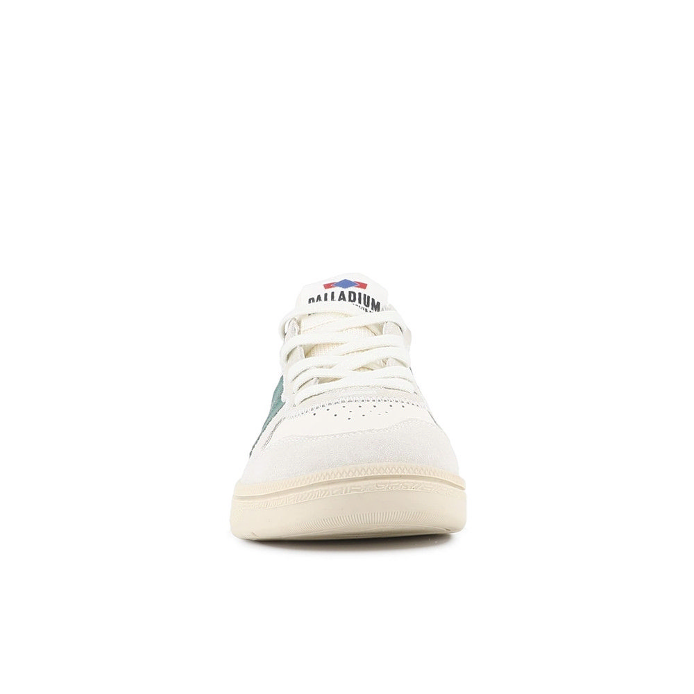 Lookbook Palladium Pallacup Flame LTH Cream/Foliage Green Casual Shoes 74485193