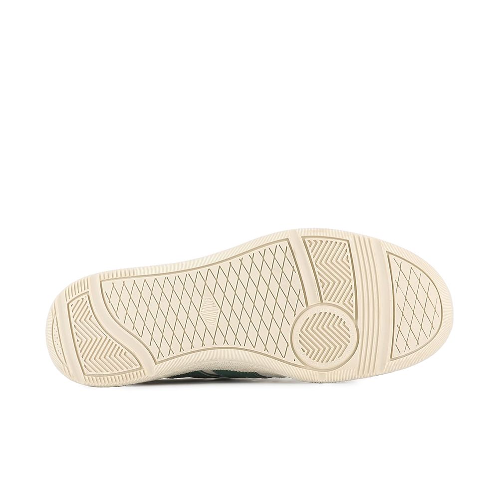 Purchase Palladium Pallacup Flame LTH Cream/Foliage Green Casual Shoes 74485193