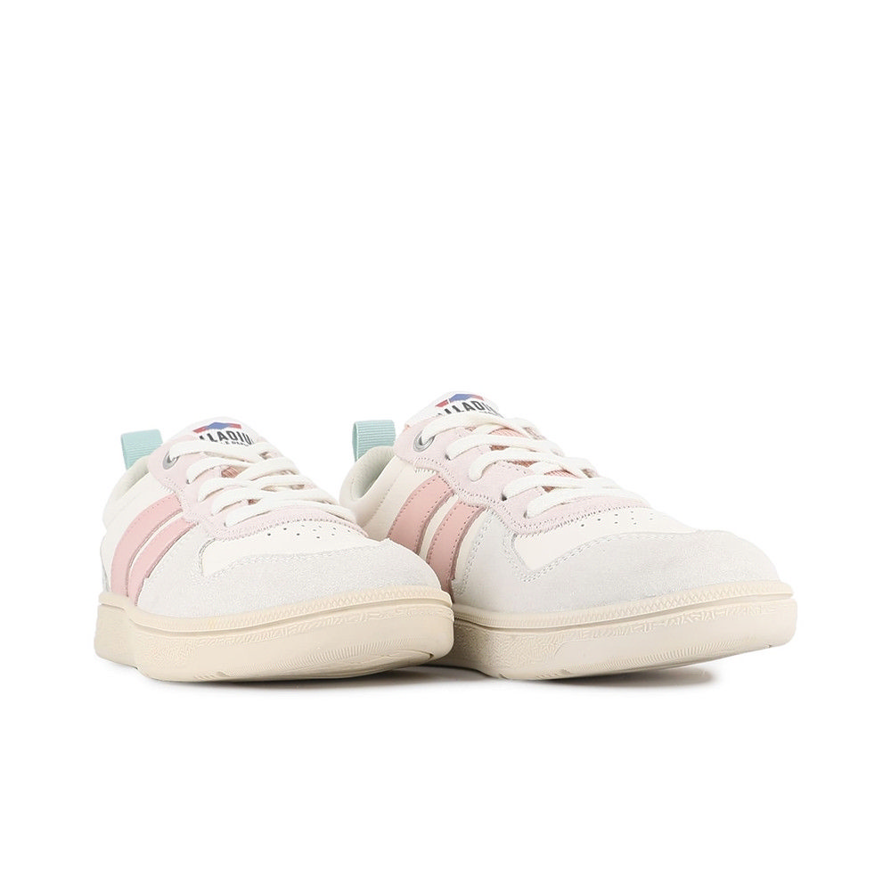 Details for Palladium Pallacup Flame LTH Cream/Powder Pink Casual Shoes 74485165