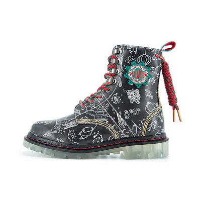 Palladium Pallafusion Hi 'Double Dan Black Leather'
