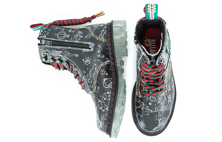 Palladium Pallafusion Hi 'Double Dan Black Leather' 圖 4