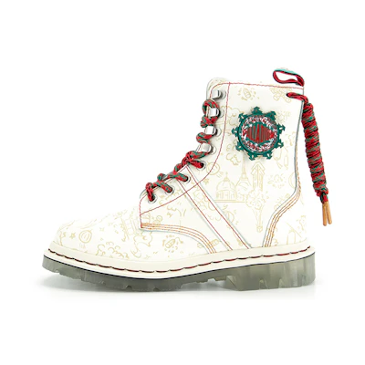Palladium Pallafusion Hi 'Double Dan White Leather'