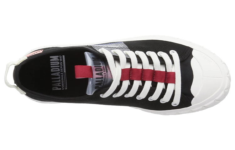 Lookbook Palladium Ace Lo 'Black Casual Low Top Sepatu Hitam Keren'. 77339-008-M