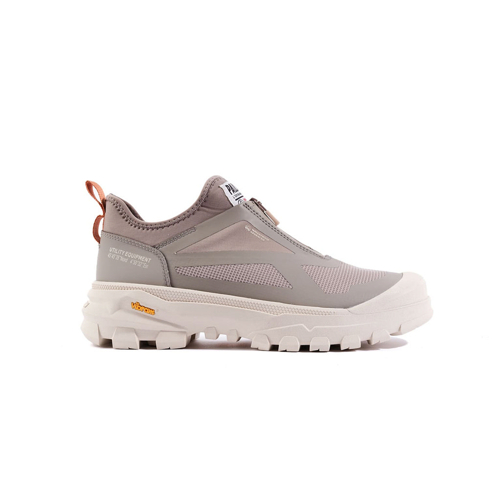 Palladium Pallarider Amphi Khaki/White Grey Casual Shoes 79374368