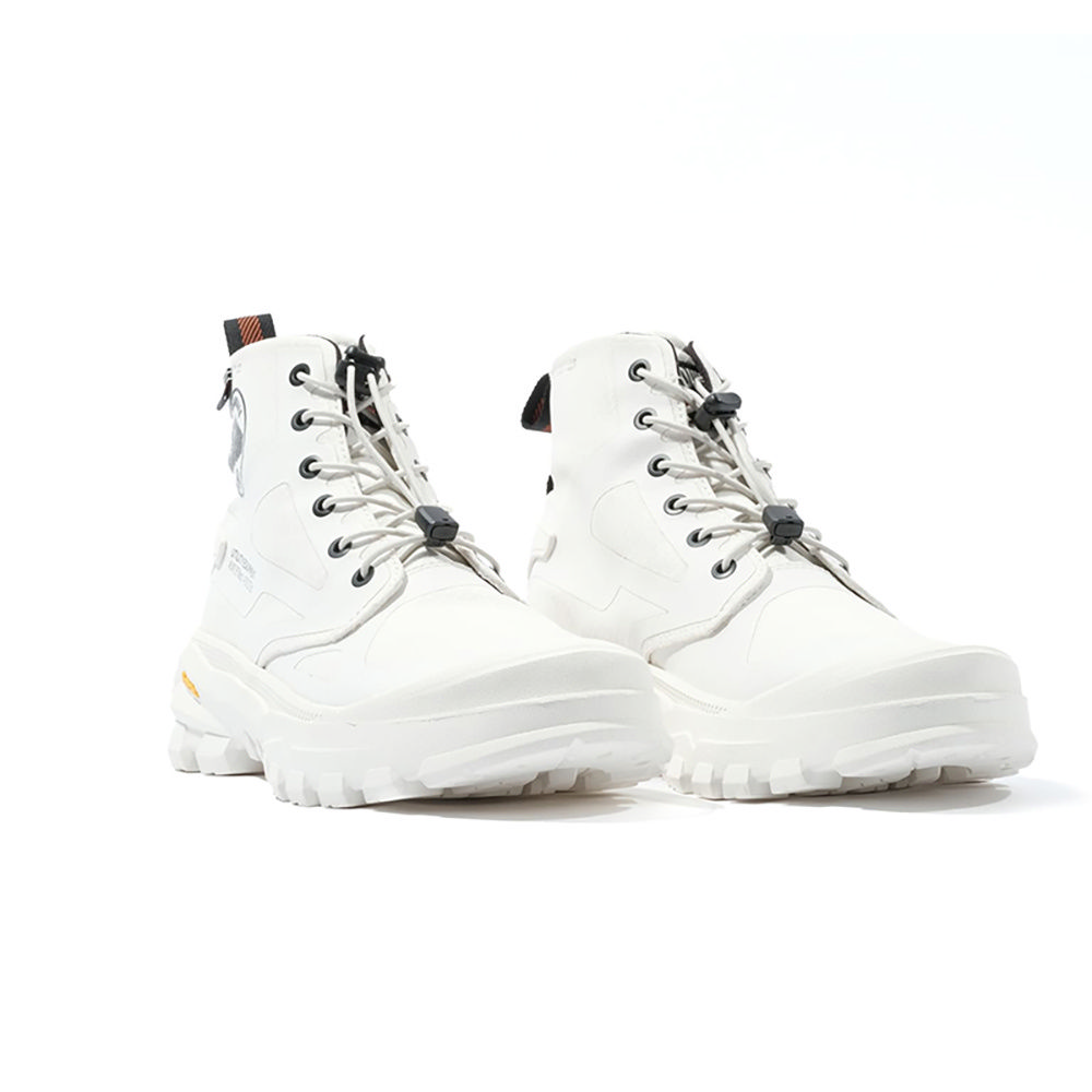 Details for Palladium Pallarider Cuff Star White Casual Shoes 74343116