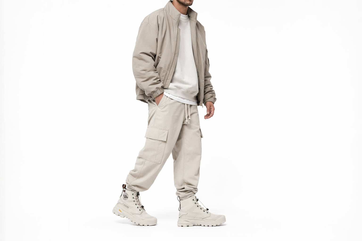 Order Palladium Pallarider Cuff WPA 中性灰休闲鞋 74343021