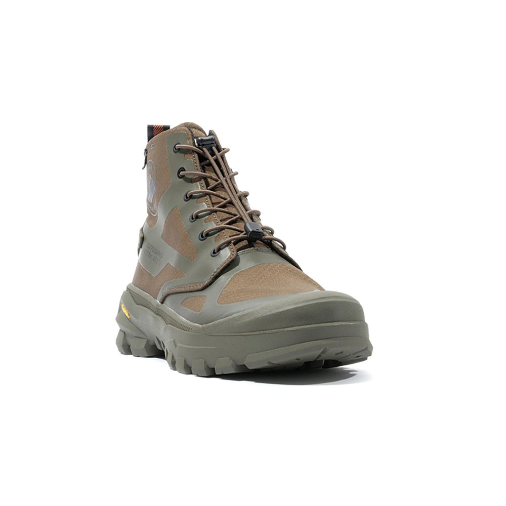 Order Palladium Pallarider Cuff WPA Olive Night Casual Sneakers Heren/Dames 74343325