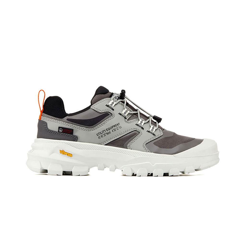 Palladium Pallarider Lo WPA Full Grey Casual Shoes 74344056