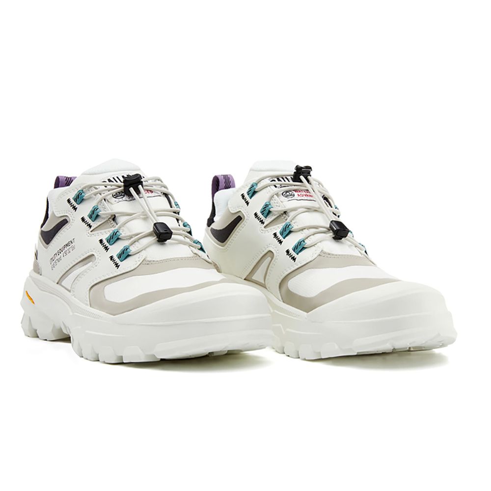 Details for Palladium Pallarider Lo WPA Star White Zapatillas Casuales Blancas 74344116