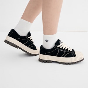 Palladium Pallashock 90 Suede 'Negro Humo Blanco' 78517-081-M Sizing Palladium Pallashock 90 Suede 'Negro Humo Blanco' 78517-081-M