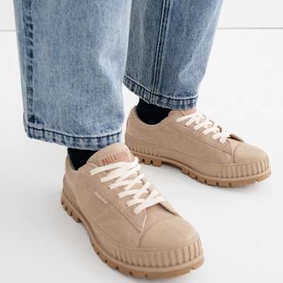 Palladium Pallashock 90 Suede Low 'Marrón Claro' 78517-263-M Sizing Palladium Pallashock 90 Suede Low 'Marrón Claro' 78517-263-M