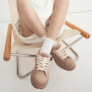 Palladium Pallashock 90 麂皮低筒休閒鞋 '淺棕色' 78517-263-M 2