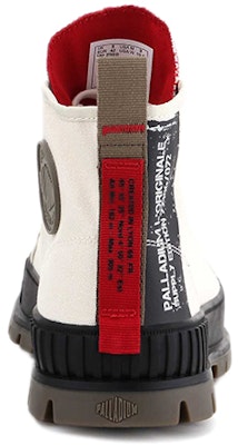 Palladium Pallashock Hi 'Canvas White' 77196-137-M Shop Palladium Pallashock Hi 'Canvas White' 77196-137-M