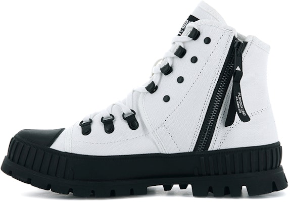 Palladium Pallashock Hkr Hi 'Black White' 76896-116-M Buy Palladium Pallashock Hkr Hi 'Black White' 76896-116-M