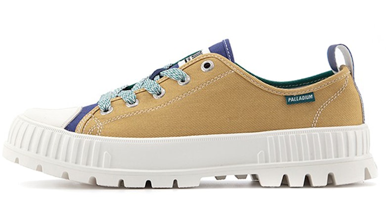 Palladium Pallashock Lo 'Solar Brown Blue' 77797-936-M Buy Palladium Pallashock Lo 'Solar Brown Blue' 77797-936-M